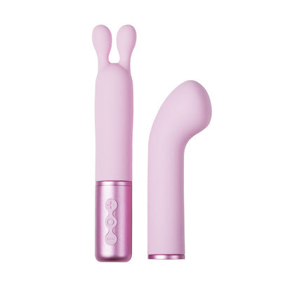 The Naughty Collection - Interchangeable Heads Vibrator, Toys by Just The Tips with Nicole – shown in product photo, available at Just The Tips with Nicole