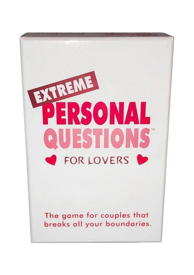 Extreme Personal Questions for Lovers