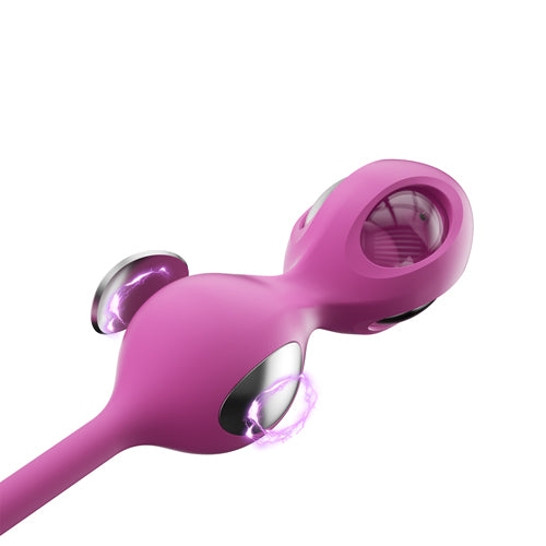 Elektra-App-controlled E-Stim Kegel Training set, Pink, Toys by Just The Tips with Nicole – shown in product photo, available at Just The Tips with Nicole