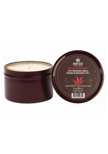 Hemp Seed Holiday Candle