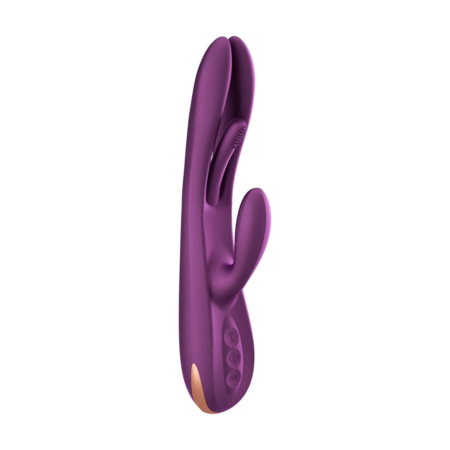 TERRI APP-controlled Kinky Finger Tapping Rabbit Vibrator, Toys by Just The Tips with Nicole – shown in product photo, available at Just The Tips with Nicole